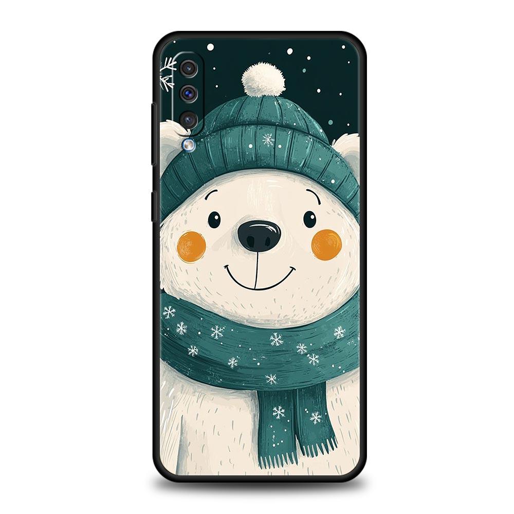 Polar Bear Phone Case For Samsung A56 A36 A26 A54 A52 A24 A14 A50 A72 A70 A06 A12 A22 A34 A42 A32 A04s A16 5G Cover