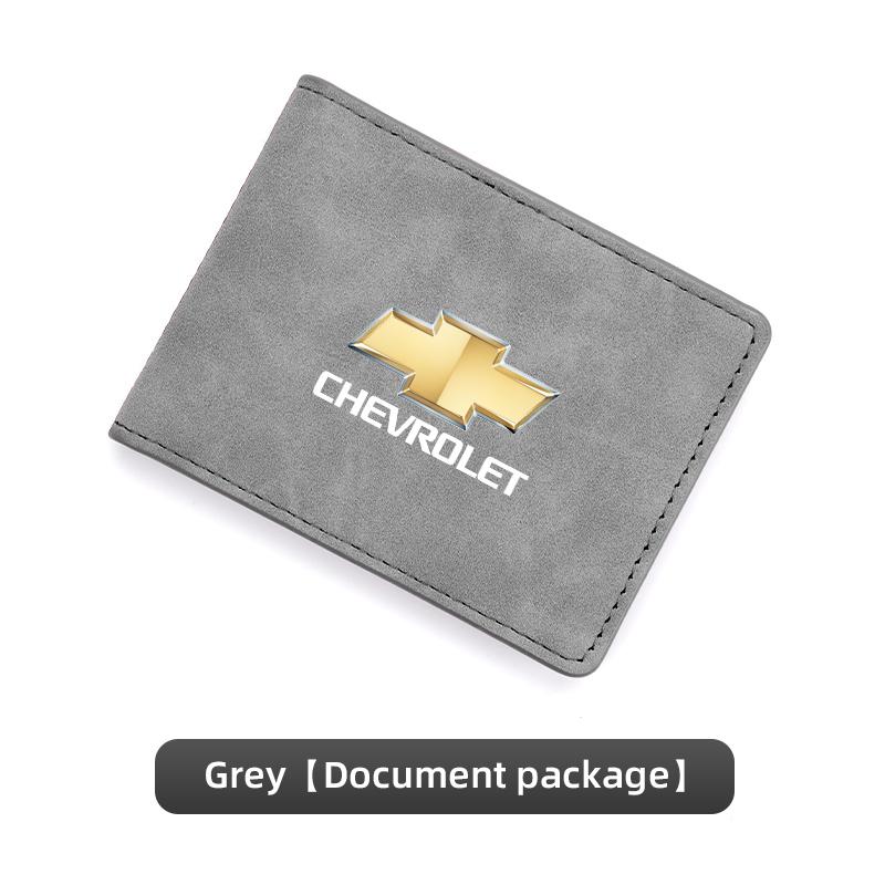 Führerschein-Tasche Lederhülle Ausweishalter Für Chevrolet Corvette Montana TrailBlazer Silverado Traverse Camaro Suburba