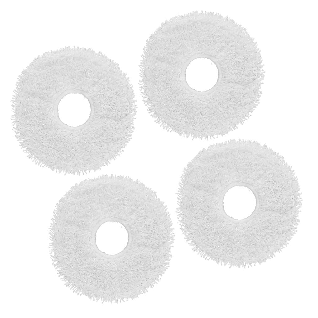 4pcs Sweeper Mop Pad Fiber Cleaning Mop Cloth Replacement for DEEBOT X1 Sweeping Robot