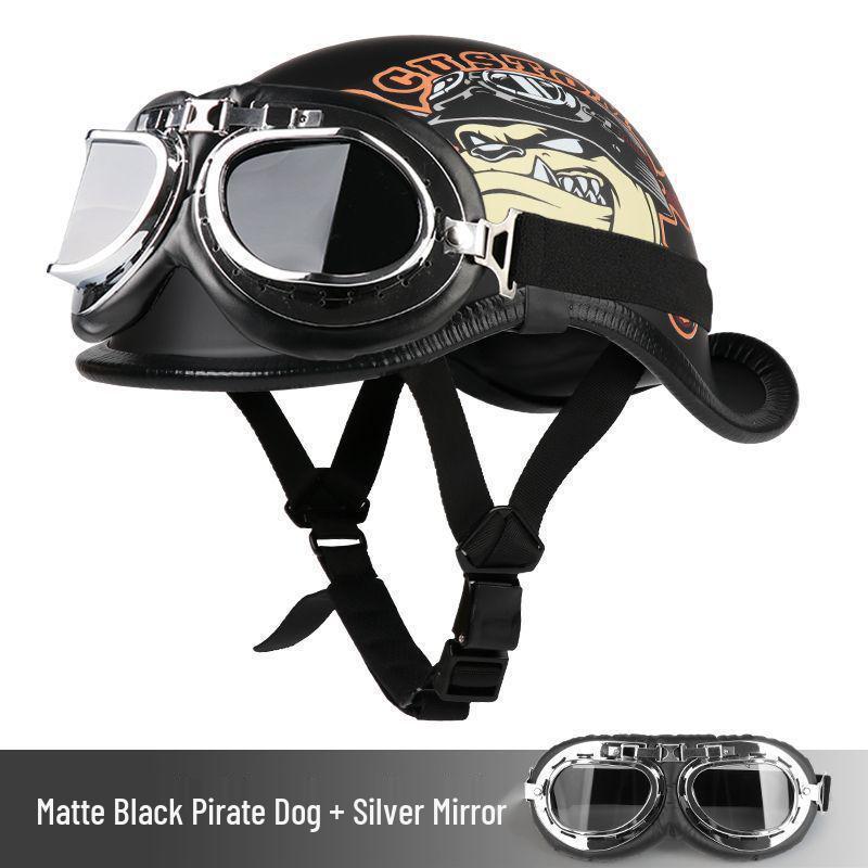 G3F Retro Japanischer Aufgebogener Heckhelm: Herren- & Damen-Cruiser-Helm für Radfahrer