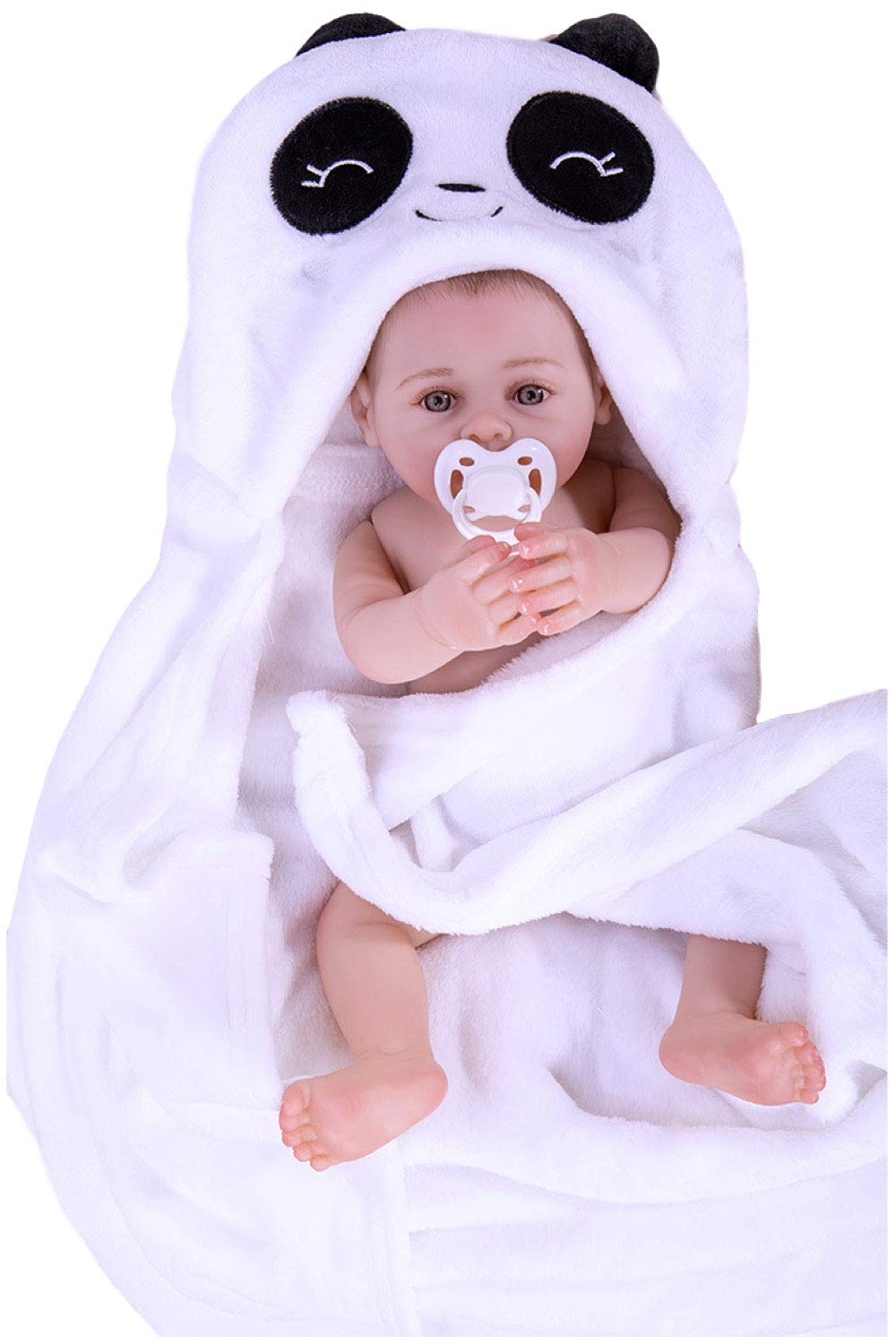 

MORYTRADE Reborn Doll Toy, Realistic, 40cm, 6+, Panda Robe
