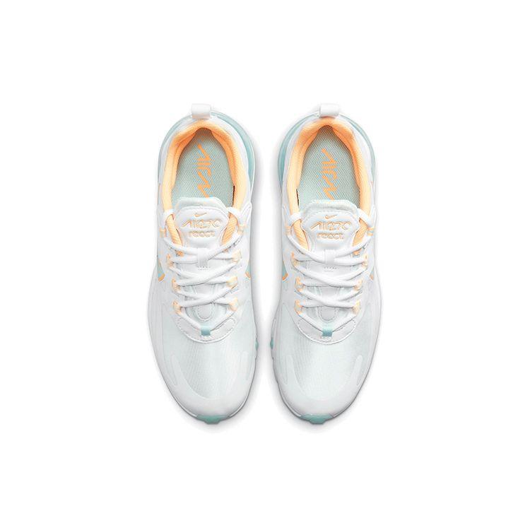Nike Air Max 270 React Light Dew Lagoon Pulse Women Sneakers White Melon-Tint DJ3027-100