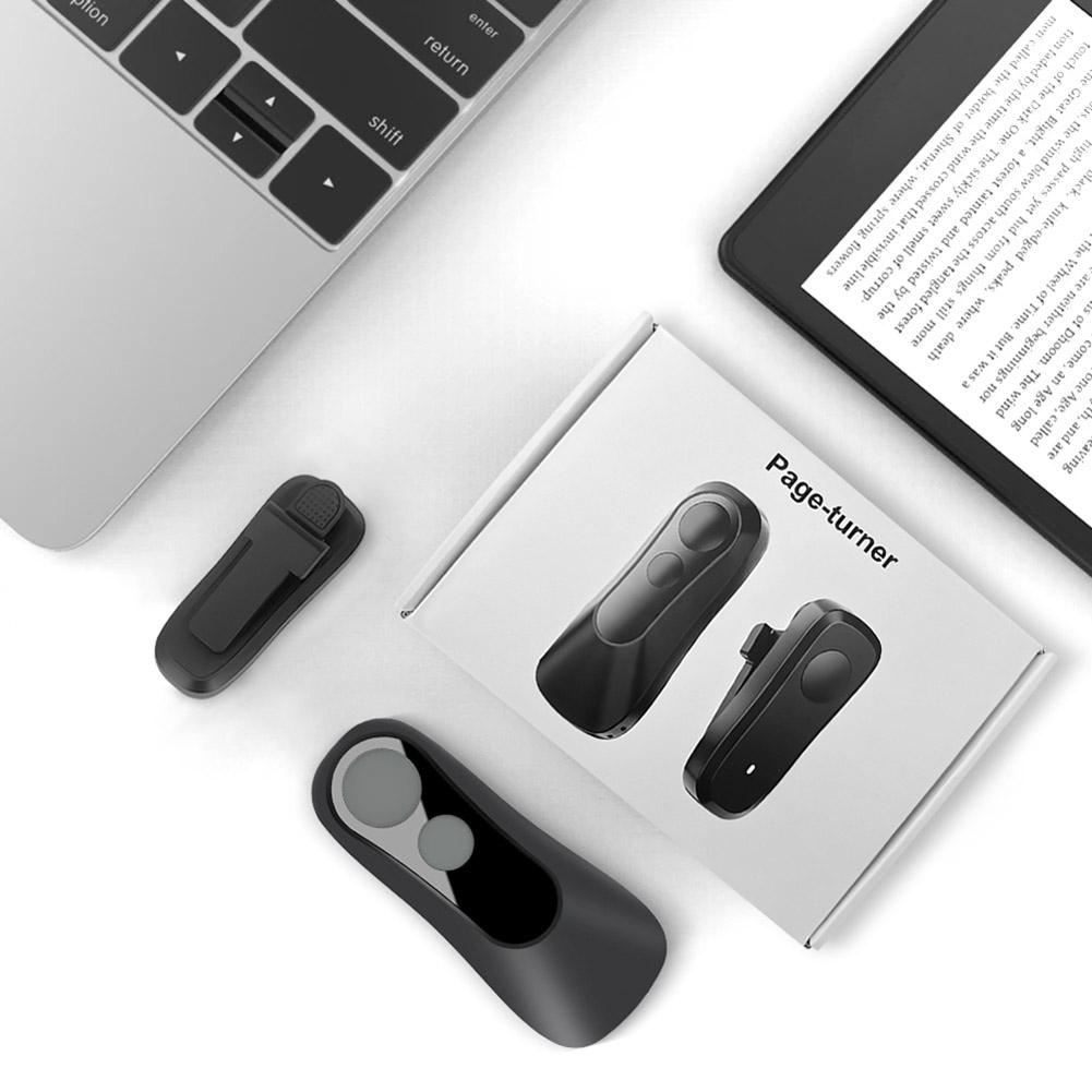 Kamera Videoaufnahme Fernauslöser Seitenumblätterer Fernbedienung Seitenumblätterer für iPad Tablets Lesen von Romanen Comics