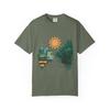 Solarpunk Eco Futurism Graphic Tee Grow The Future | Green City | Comfort Colors 1717 Garment Dyed