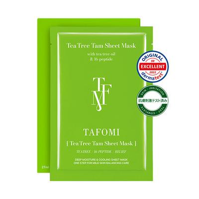 [1 KARTON] Tafomi Teebaum Tam Gesichtsmaske 10 Stück