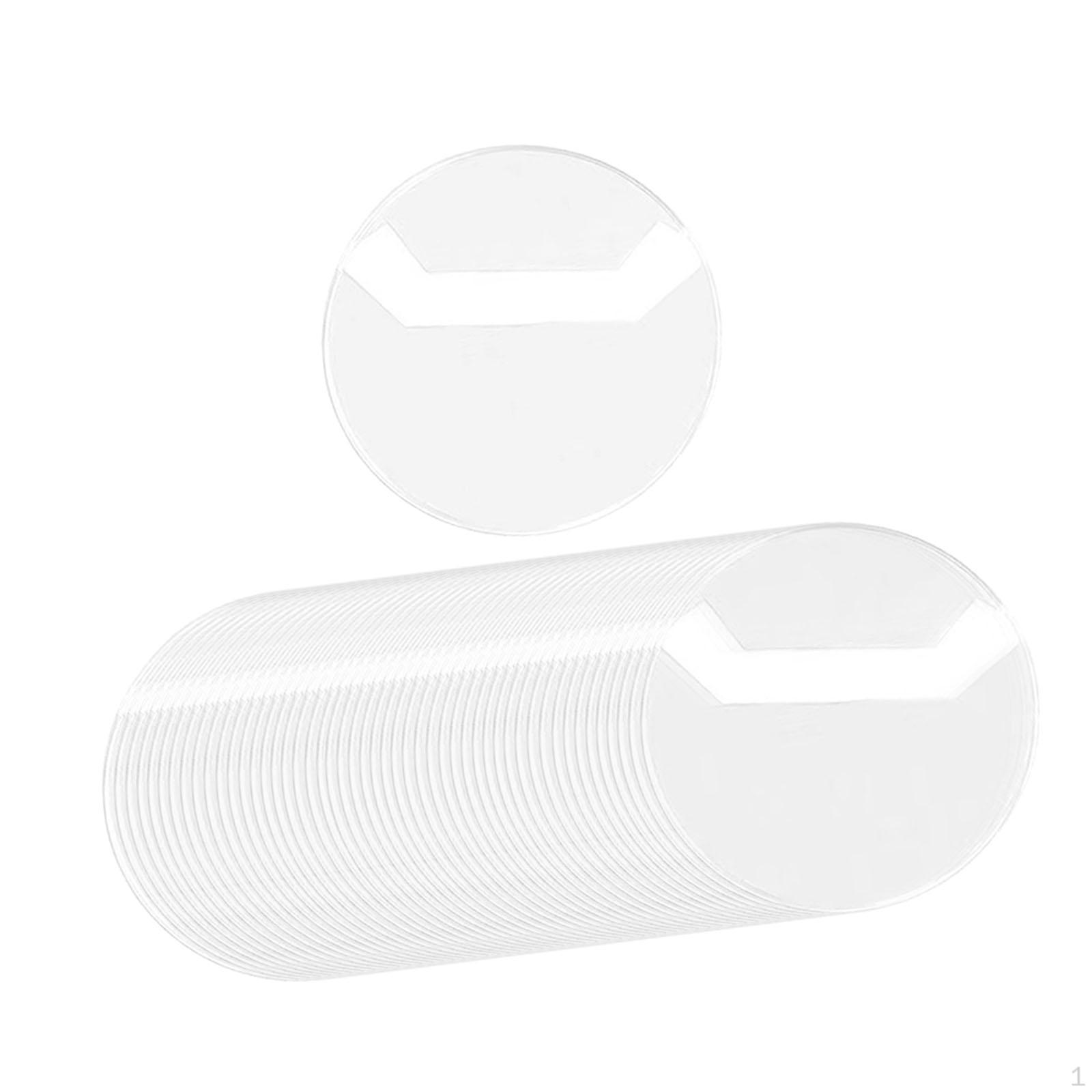 50 Cases for Storage, Display, Scratch-Resistant, Easy to Use, Accessories, Button Covers, 63mm for 58mm Badge