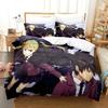 Anime Dance In The Vampire Bund Bedding Set Duvet Cover Bed Set Quilt Cover Pillowcase Comforter King Queen Size Boys Adult