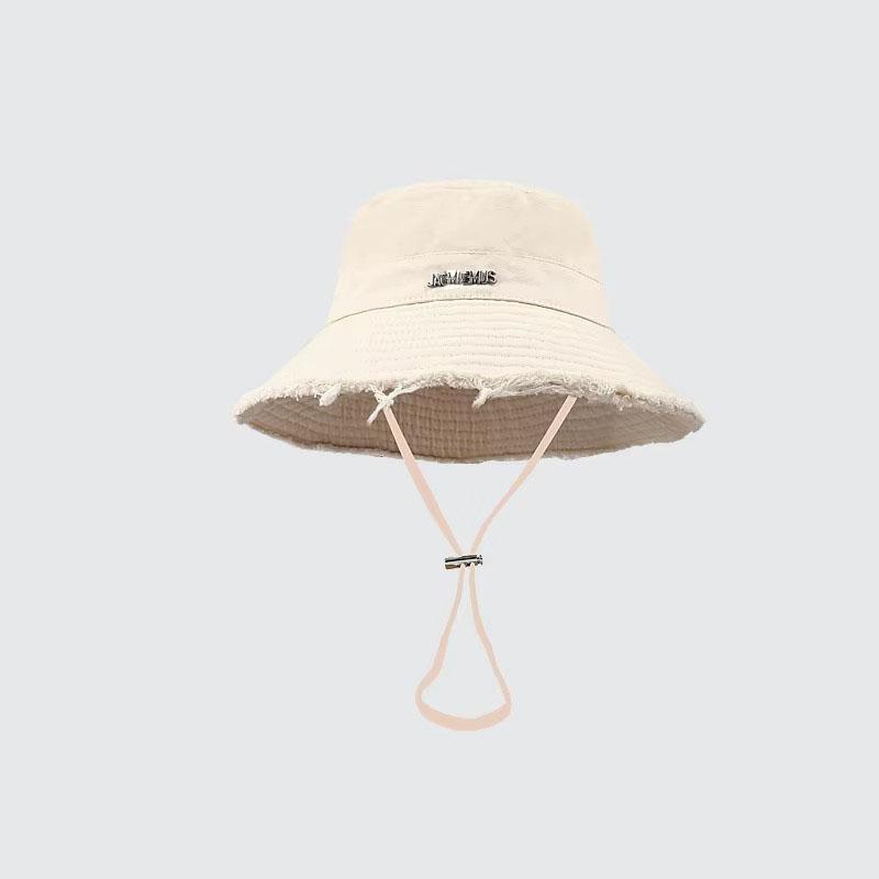 Cappelli a Secchiello Estivi Lavati con Tesa Larga per Vacanze con Bordo in Pelliccia e Cordino per Appendere Sole Logo Personalizzato Cotone Cappelli a Secchiello da Donna per Esterno