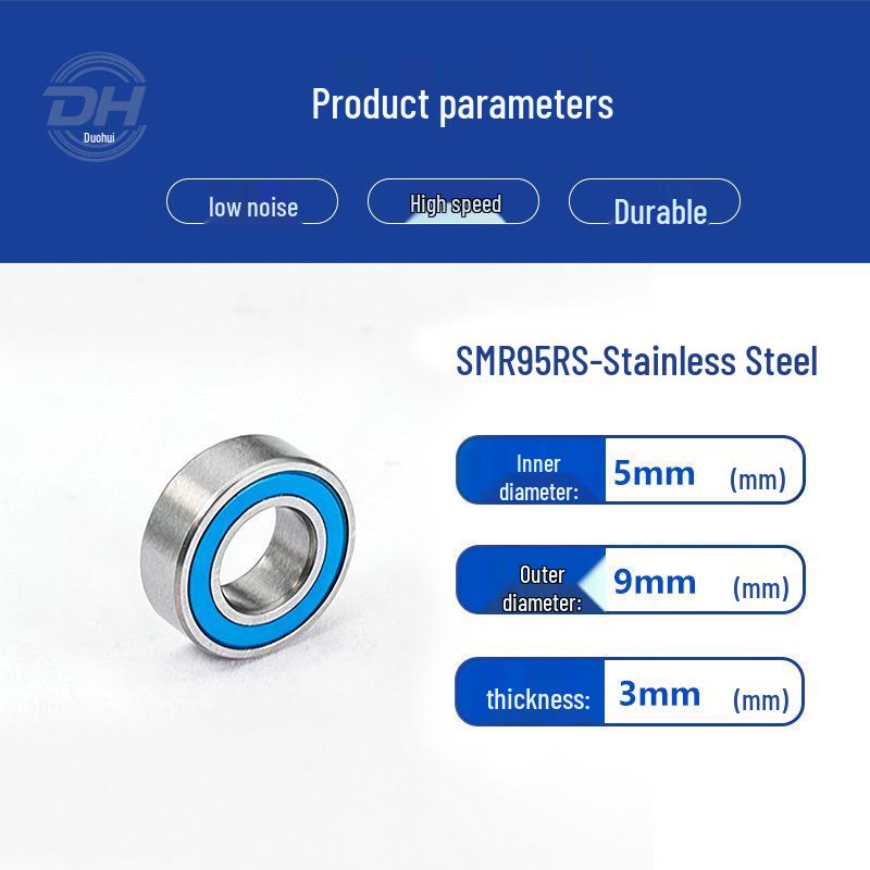 Rust-Proof Stainless Steel Miniature Pulley with Deep Groove Ball Bearing - Anti-Corrosion Gyroscope Ornament Accessory