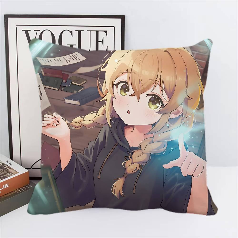 Anime Secrets Of The Silent Witch Pillow Case Square Pillow Bedroom Sofa Leisure Comfort Cushion Car Home Decoration