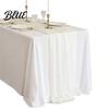 Soft Table Runner Sheer Flowing Runner Chiffon Wedding Elegant Solid Color High Quality