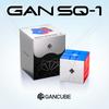 Gan Sq1 Black Top Uv Magnetic Speed Cube For Competition And Skill Practice