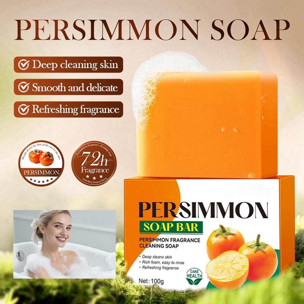 Persimmon Fragrance Cleaning Soap Nourishing Skin Soap