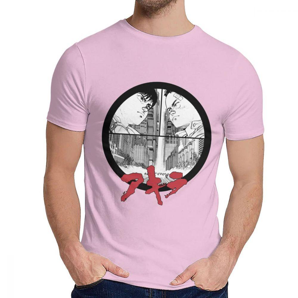 Novlety O Neck Akira T Shirt Graphic Print For Male Cotton La Camiseta