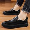Fashion Genuine Leather Men Casual Shoes High Quality Mens Handmade Loafers All-match Mens Comfortable Sneakers New Mens Slip On Flats