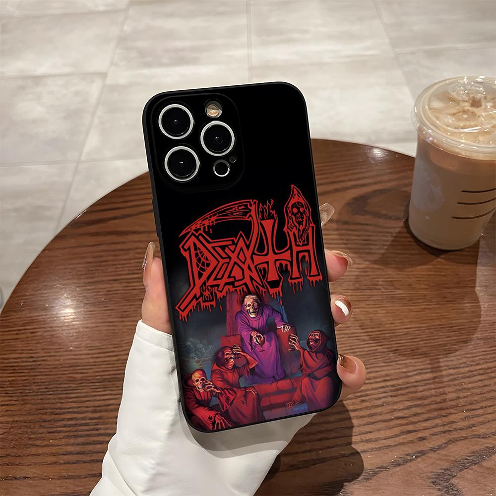 Death Metal Band Phone Case For 17 Pro Max Iphone 14 16 Pro Max 12 15 Plus 13 Pro 11 Xr X Xs Back Cover