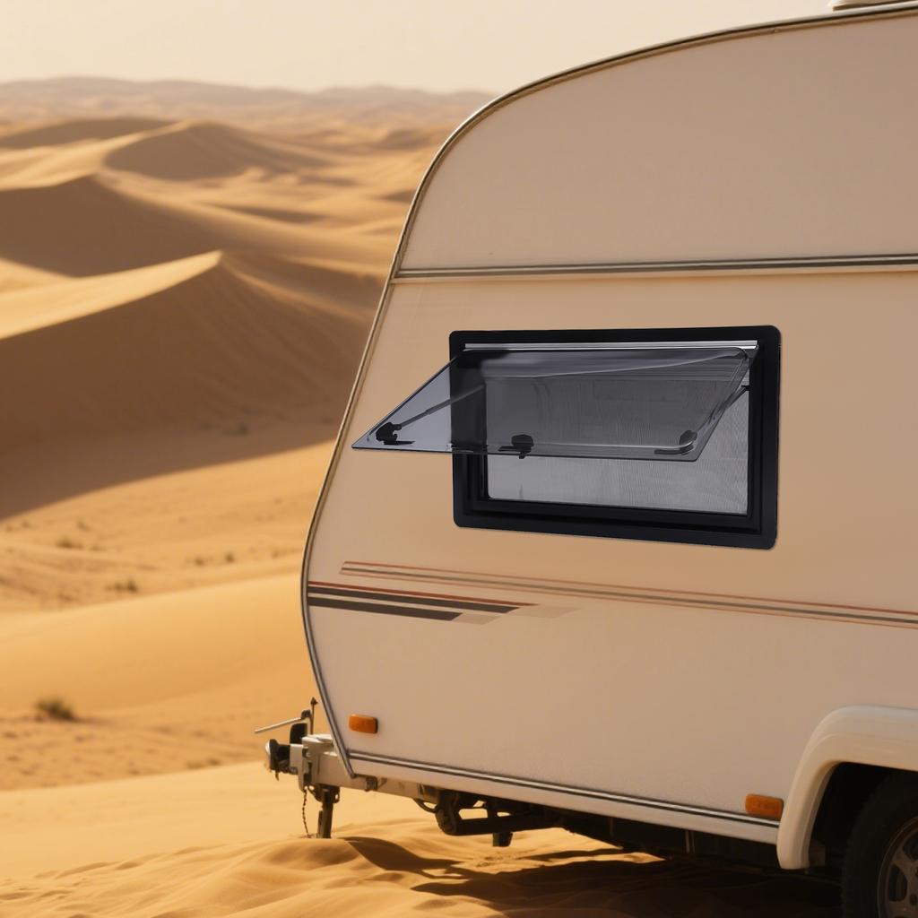 900*500mm 70° Caravan Extrapolated Ventilation Rv Caravan Camper Window With Blind Screen For Vehicles, Motorhomes, Caravans