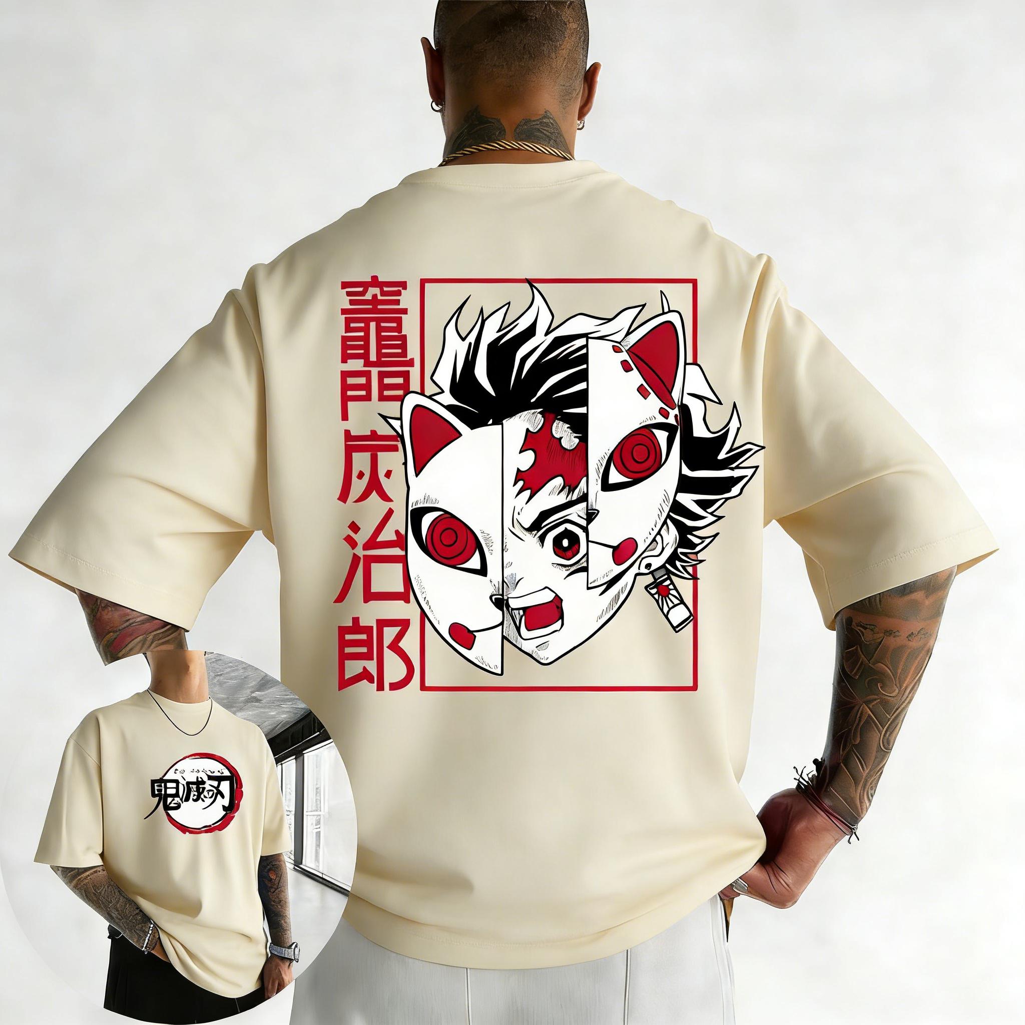 

Ghostblade Anime Printed Mens Tshirt for SpringSummer 2026 New Y2K Large Style Mens and Womens Streetwear 4XL
