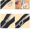 5pcs Zipper head repair accessories removable universal pull lock head drop clothes schoolbag backpack zipper buckle pull piece