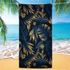 Microfiber Green Floral Sand Free Beach Towels Quick-Dry Palm Leaves Mandala Summer Swimming Pool Bath Towel for Adult Travel