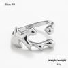 Kenjie INS Irregular Alloy Personality Ring for Women - European and American Open Design, Autumn/Winter Collection.