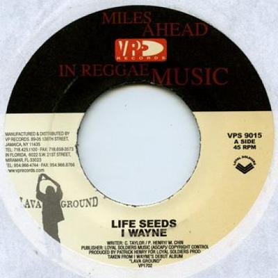 7inch Record I WAYNE - Life Seeds  Touch Her Softly VPS9015 VP US 2005 US Reggae Ska  Dub Used
