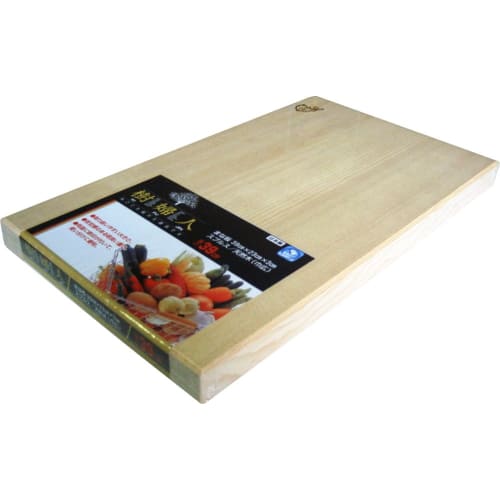 

Ichihara Woodworks Wooden Cutting Board, Kufujin Wide Size, 39 x 23 x 3 cm