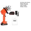 Cordless Mini Tiller Cultivator Sharp Blades High Speed Ergonomic Design Portable Battery Powered Electric Garden Tiller