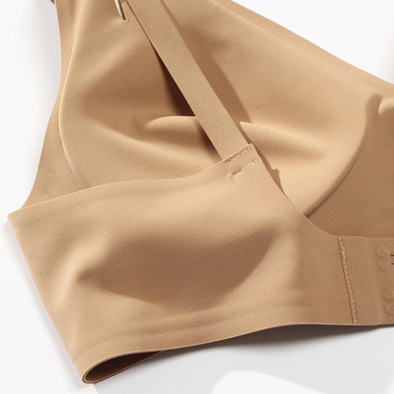 Biustonosz damski 2PCS Plus Size Sexy biustonosze bezszwowe biustonosze bez fiszbin miękka bielizna damska intymna bielizna damska duży biustonosz L-5XL