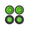Car Tires with Wheel Rims 4pcs Replacement for 1Celsius10 slash K1 Short Truck