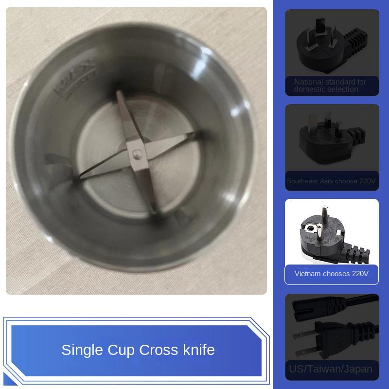 Powerful 110V/220V Electric Coffee Grinders Dry Beans and Coarse Grain Fine Grinding and Pulverizing Machine for Home Use