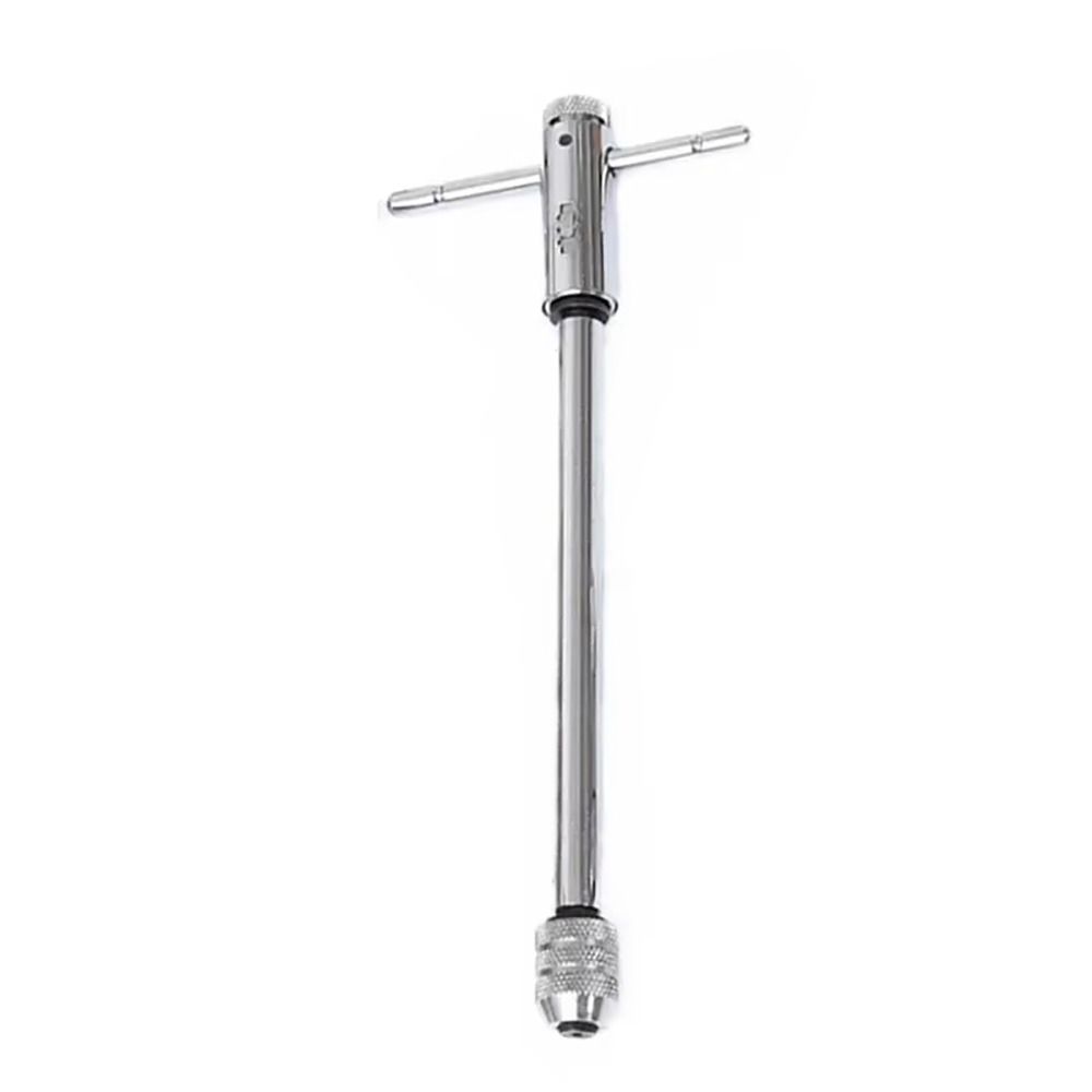 1 Stück M3-8 M5-12 Gewindebohrerhalter Männliches Gewinde Verstellbarer T-Griff Ratsche Metrischer Stecker Verlängerter Gewindebohrer-Schraubenhalter