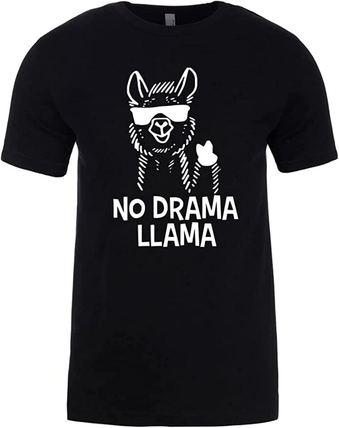 Men s NO Drama Llama Funny Mens T Shirt S