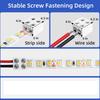LED Light Strip Connectors 8mm LED Light Connectors User-Friendly LED Connector Versatile LED Strip Light Connectors LED Light