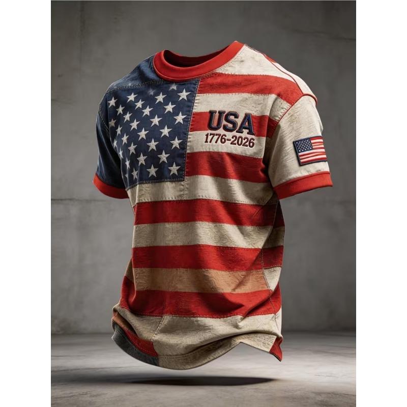New Summer Men's 3D Digital Printed Soccer Jersey, Loose Fit, Breathable, Quick-Drying, Short-Sleeve Sports Training Jersey
