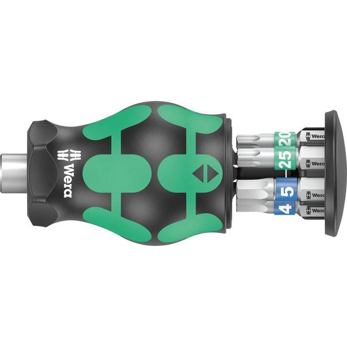 Wera Kraftform Kompakt Stubby Magazin 3 05008875001 Jeu D'embouts TORX, 6 Pans Intérieurs Avec Porte-embout