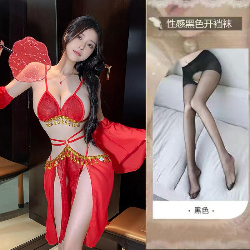 Sex underwear Exotic court Dunhuang retro sexy new fairy air fluttering princess nightdress Pure desire