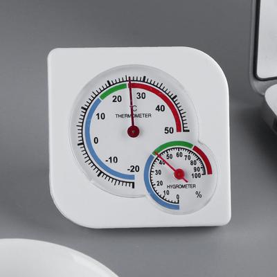 Thermograph Hygrometer No Battery Needed Thermograph Humidity Gauge Large Numbers for Warehouse/Laboratory/Pharmacy/Greenhouse