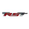 Metal RST Logo Car Front Grille Emblem Auto Trunk Sticker for Chevrolet Camaro Cavalier Onix Cruze Aveo Silverado la2