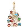 Glass Christmas Tree Desktop Ornament Xmas Holiday Tabletop Decor Party Supplies Festive Decoration Christmas Trees