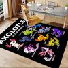 1PC Axolotls World Extra Large Non-Slip Floor Carpet, Office, Family, Bedroom, Studio - Large Area RugJ0343