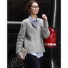 DEMANA Casual Embroidered Knit Cardigan