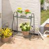 Takasho NPM-FS05 Two-Tier Flower Stand, 31.5x56.5x70cm