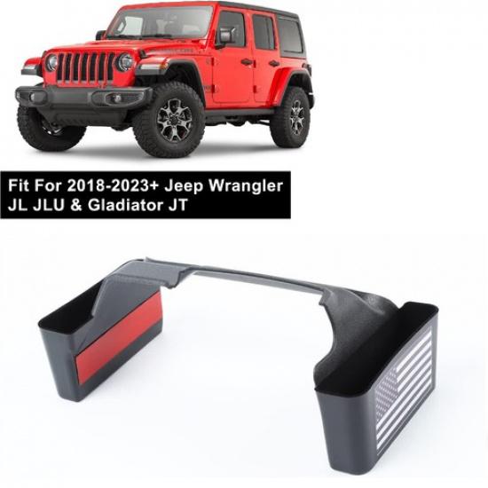 For 2018-2025 Jeep Wrangler JL Console Shifter Storage Box Gear Shift Accessory