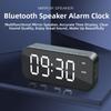 Portable Bluetooth Speaker Digital Display Digital Clock LED Mirror Screen Alarm Clock  Bedroom