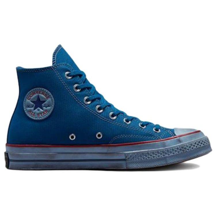 Converse 1970s Chuck Taylor All Star Vintage Retro Fashion High Top Canvas Shoes Unisex Sneakers Blue 172669C