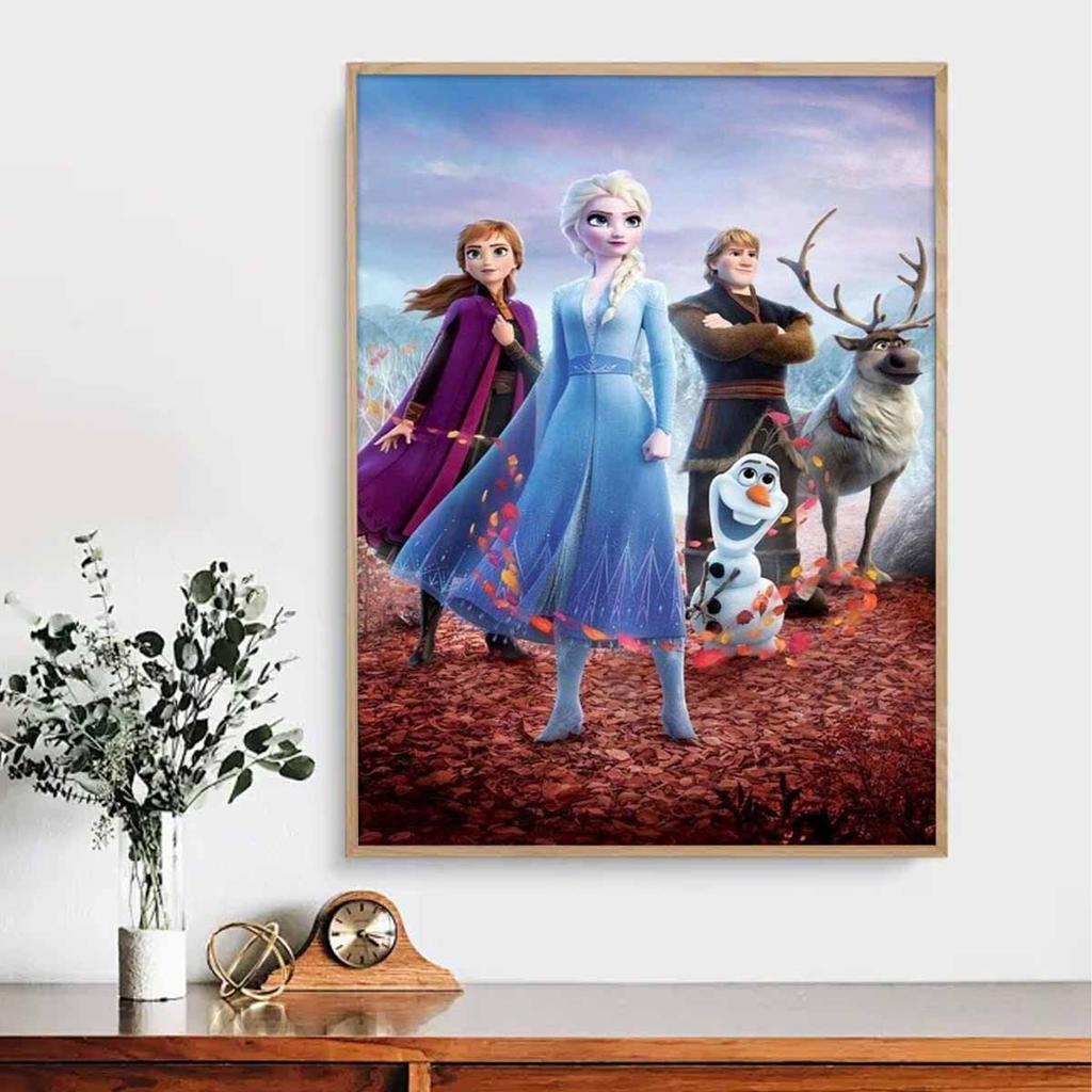 Full Round Diamond Painting Frozen Art Rhinestone Picture Mosaic DIY 5D Cross Stitch Embroidery Home Decoration