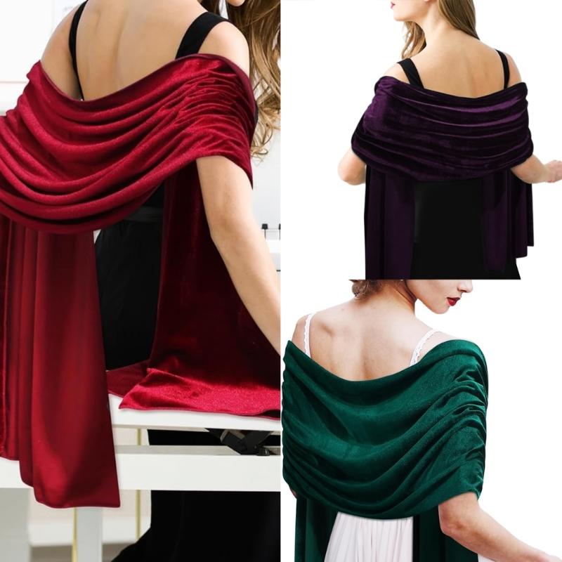 Elegant Retros Shawl Evening Dress Outerwear Shawl Fashion Women Ethnic Shawl for Various Occasion