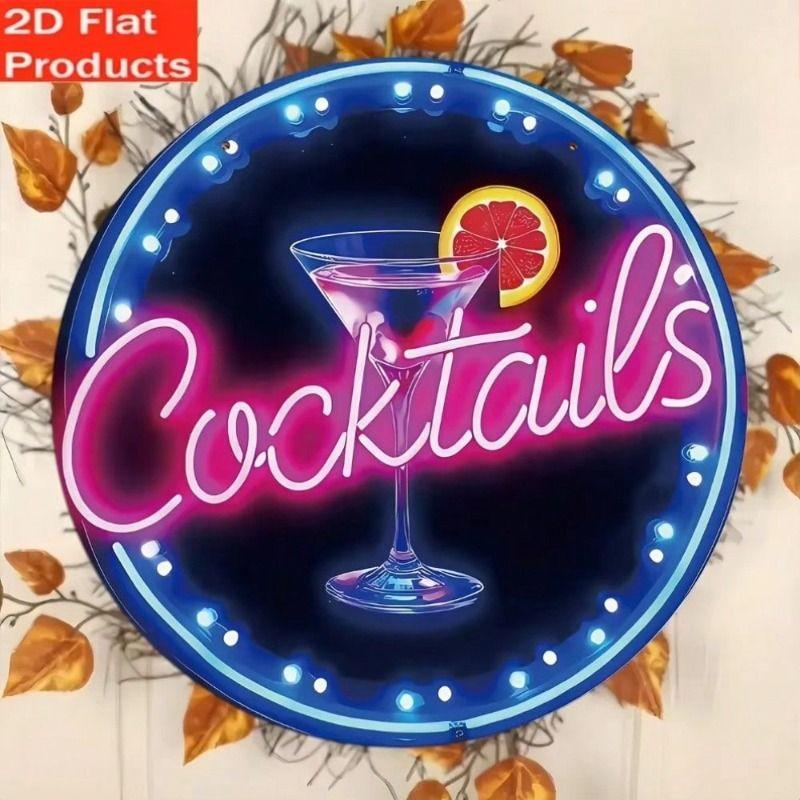 Decorative Metal Tin Sign Wall Art Home Decor 20x20 Cm