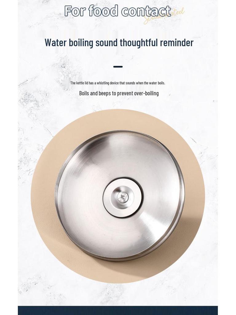 Edelstahl 304 Pfeifkessel: Große Kapazität, geeignet für Induktions- und Gasherde